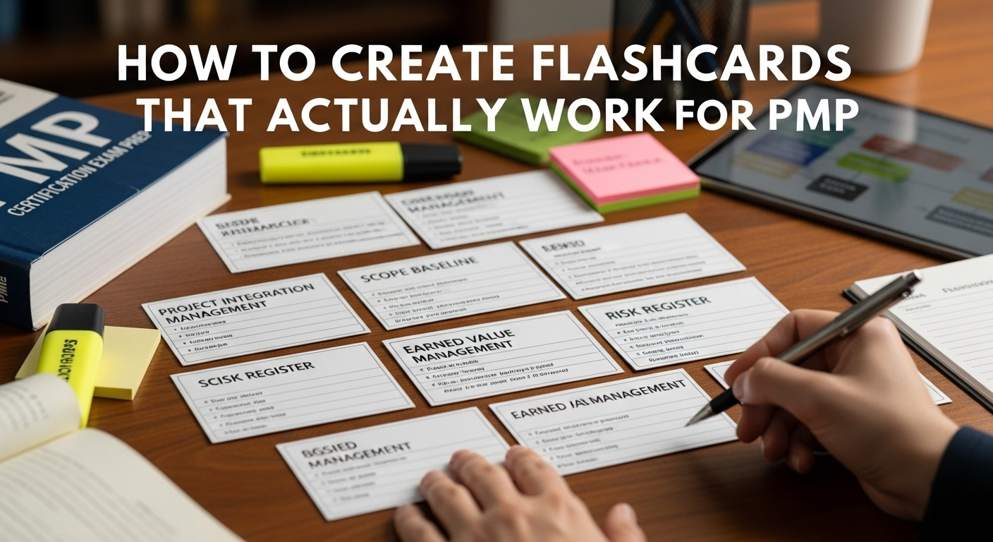 How to Create Flashcards That Actually Work for PMP