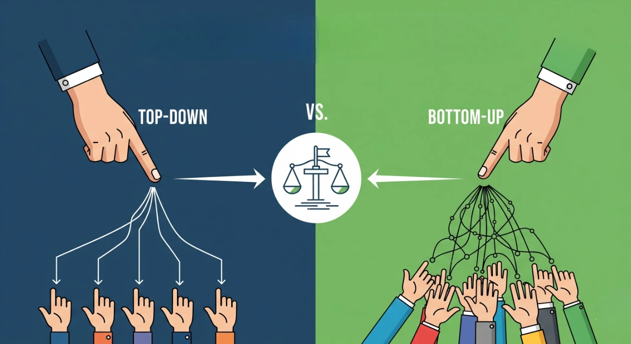 Mastering Project Management: Top-Down vs. Bottom-Up Approaches