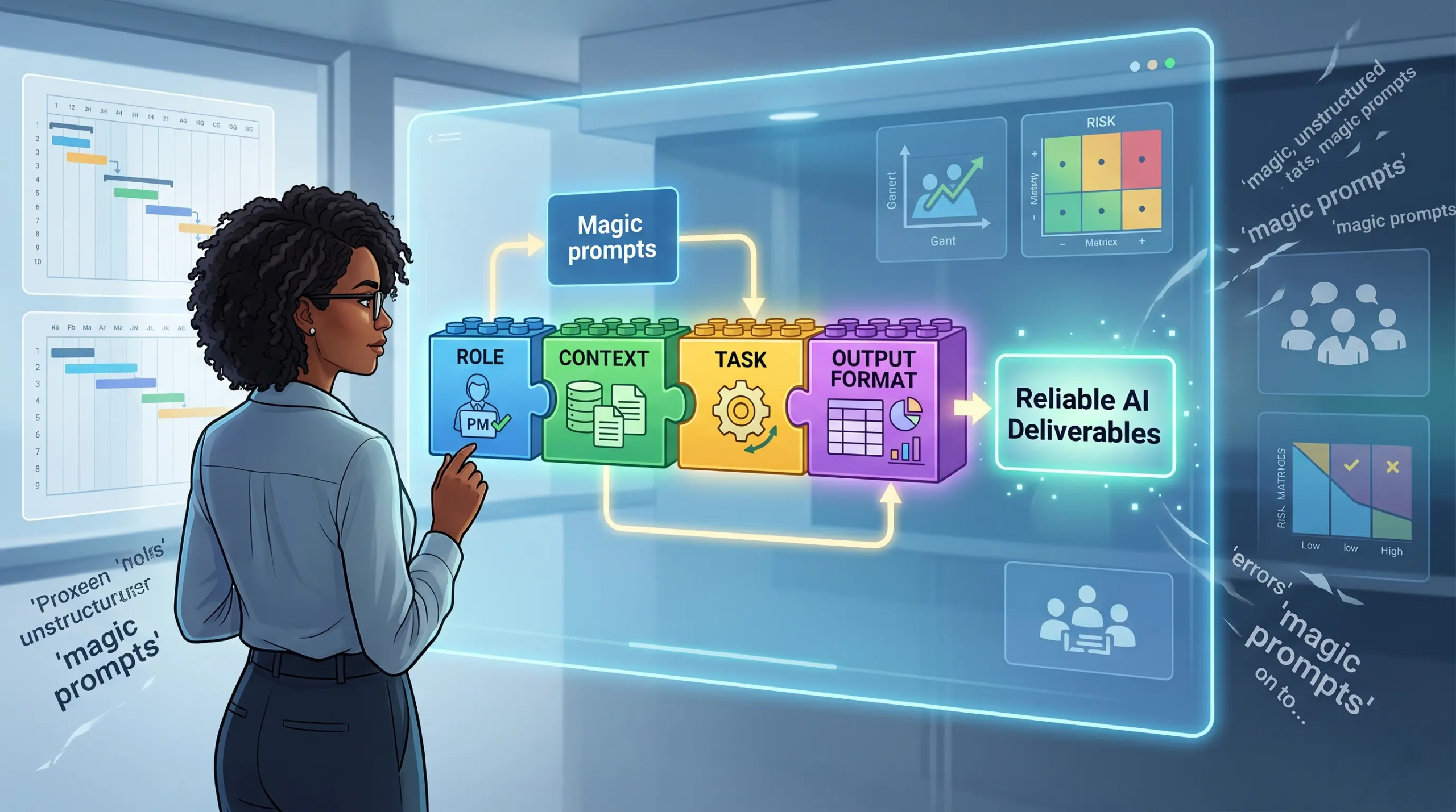 Modular Prompting in Practice: Better AI Results for Project Managers